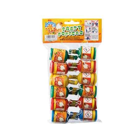 Bottigliette Lancia Stelle Filanti Ø 26 mm Conf 12 Pezzi - 2