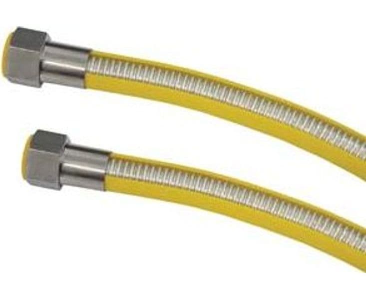Tubo Gas Flessibile in Acciaio Inox con Guaina Ff 400 cm