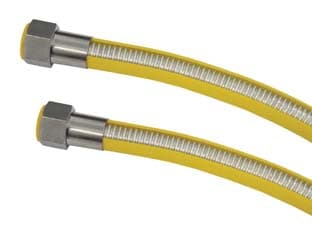 Tubo Gas Flessibile in Acciaio Inox con Guaina Ff 400 cm - 2