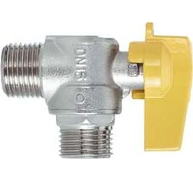 Rubinetto Gas Maschio 1/2 per Metano GPL Fiv 4 Pezzi