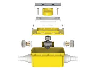 Valvola a Sfera da Incasso Gasbox a Saldare Codoli Ø 16 mm Fiv - 2