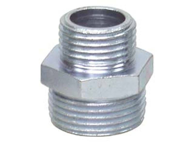 Niples Esagonale Ridotta Acciaio Zincato m 1/2 m 1 10 Pezzi