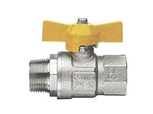 Valvola a Sfera Gas m F con Maniglia a T London ART.069 Mf ½ Itap 2 Pezzi - 2