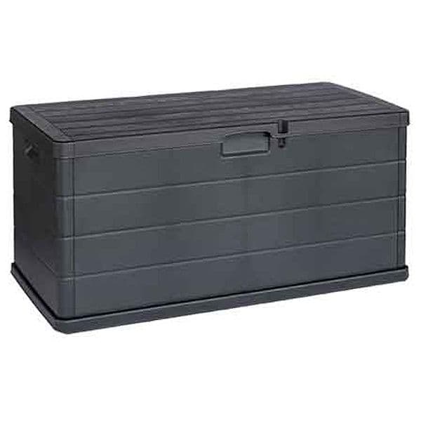 Baule Portatutto Multiuso Cm 118 x 59 x 57 Pro Garden Colore Antracite - 2