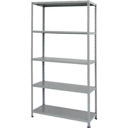 Scaffale Componibile in Kit Unishelf 100 x Pro Metal Angolari Interni 1 m - 2