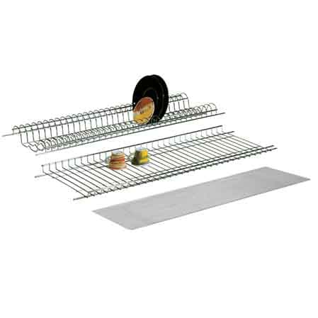 Scolapiatti Cromato in Kit 76 cm - 2