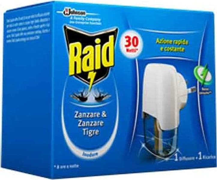 Raid Diffusore Liquido Antizanzare Base con 1 Ricarica Johnson - 2