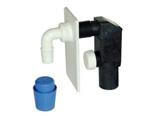 Sifone Moplen a Incasso per Lavatrice Dn 40 Piastra Bianca Piastra - 2