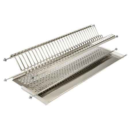 Scolapiatti in Acciaio Inox in Kit 76 cm - 2