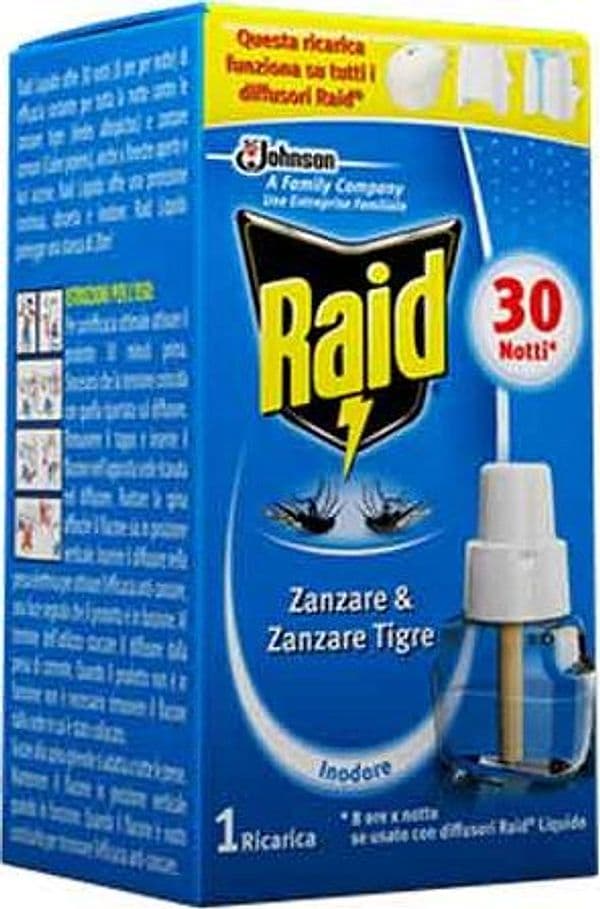 Raid Ricarica Liquida Antizanzare Johnson - 2
