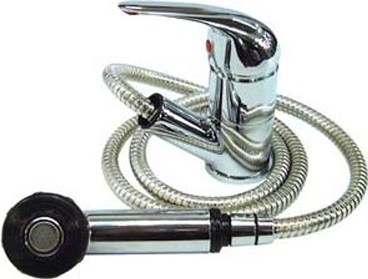 Rubinetto Miscelatore per Lavello con Doccia Estraibile Aglaia - 2
