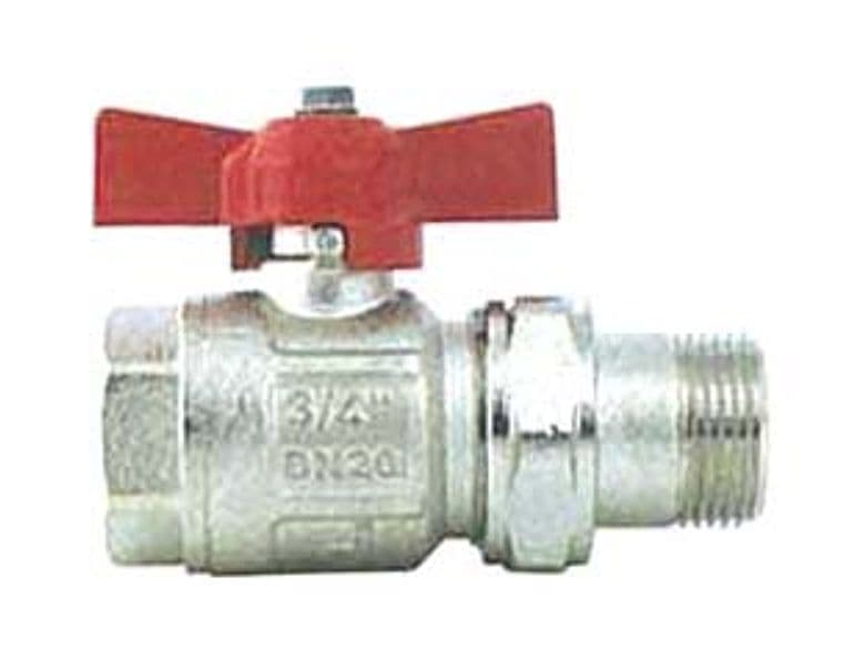 Valvola a Sfera m F per Collettori Maniglia Farfalla Ideal ART.098 Mf 11 4 - 2