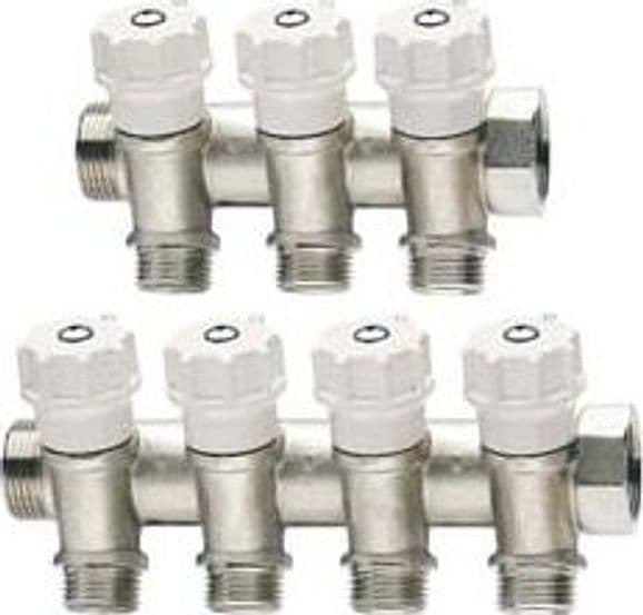 Collettore di Distribuzione Componibile con Valvole ART.465 mm 3/4 3 - 2
