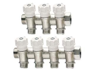 Collettore di Distribuzione Componibile con Valvole ART.465 mm ¾ 4 - 2