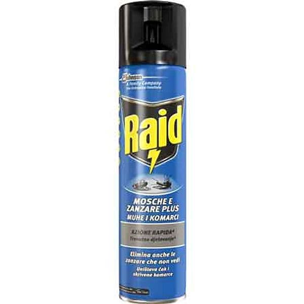 Raid Spray Mosche e Zanzare 400 ml Johnson - 2