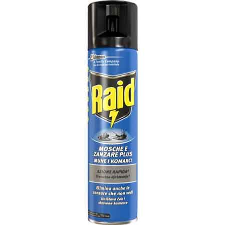 Raid Spray Mosche e Zanzare 400 ml Johnson - 2