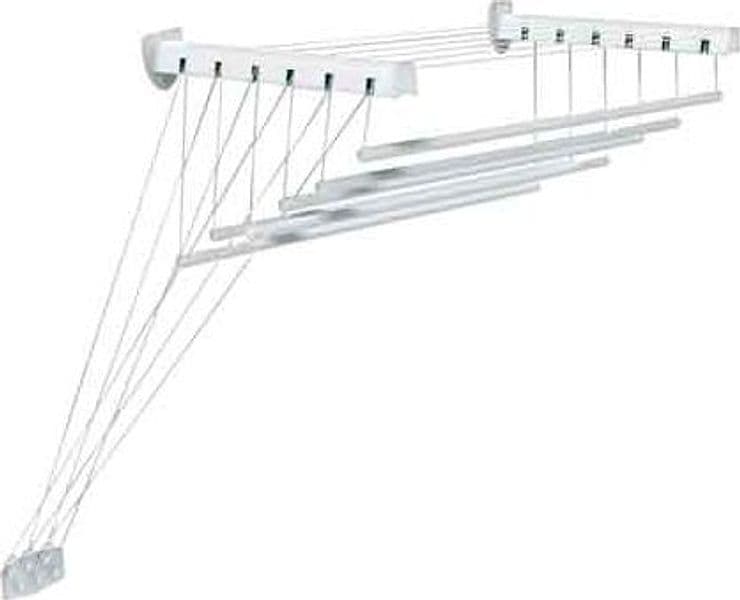 Stendibiancheria da Parete Soffitto Cm 140 x 46 x 70H 8,4 Mt di Stenditura – Autres