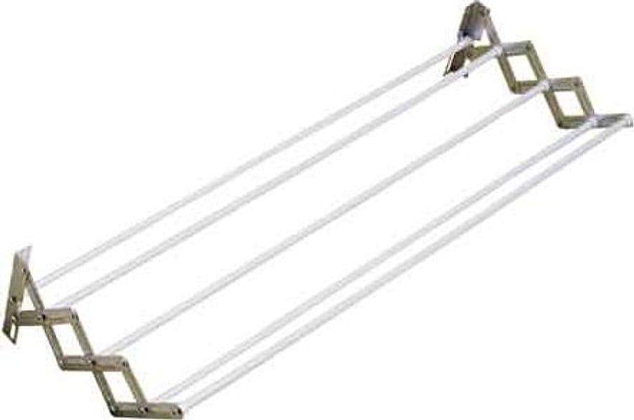 Stendibiancheria da Parete a Pantografo 120 x 28 cm 6 Mt di Stenditura – Autres