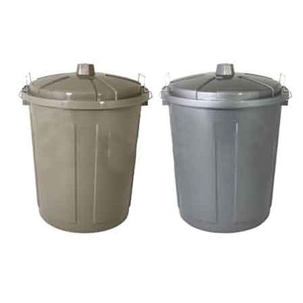 Bidone per Rifiuti Bin Ø 34XH 41 cm 21 l Col Tortora - 2