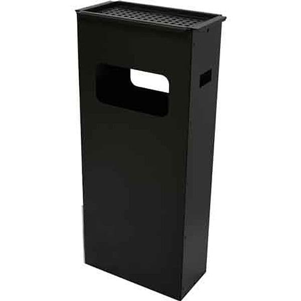 Cestino Gettacarte con Posacenere Cm 33 x 18 x 70H - 2