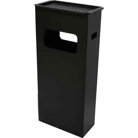 Cestino Gettacarte con Posacenere Cm 33 x 18 x 70H - 2