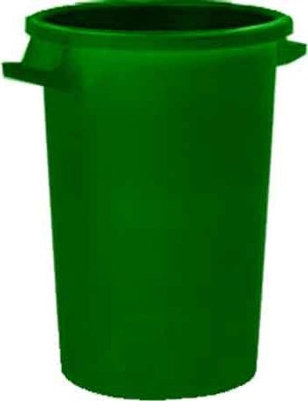 Bidone per Rifiuti Verde 100 l Ø 47,5X665H - 2