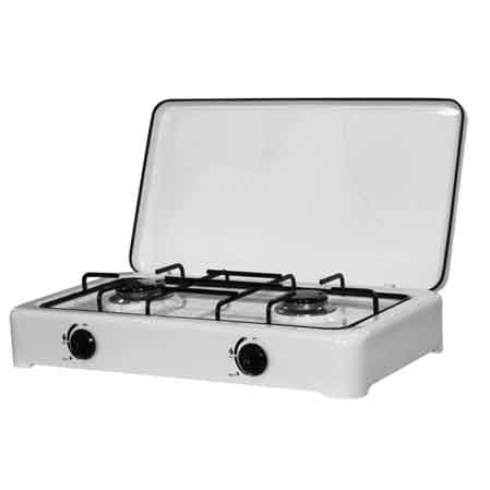 Fornello a Gas 2 Fuochi 58 x 31 x 13 cm - 2