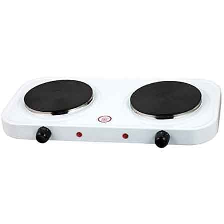 Fornello Elettrico 2 Piastre 2 x Ø 15,5 cm 1000 2000 Watt - 2
