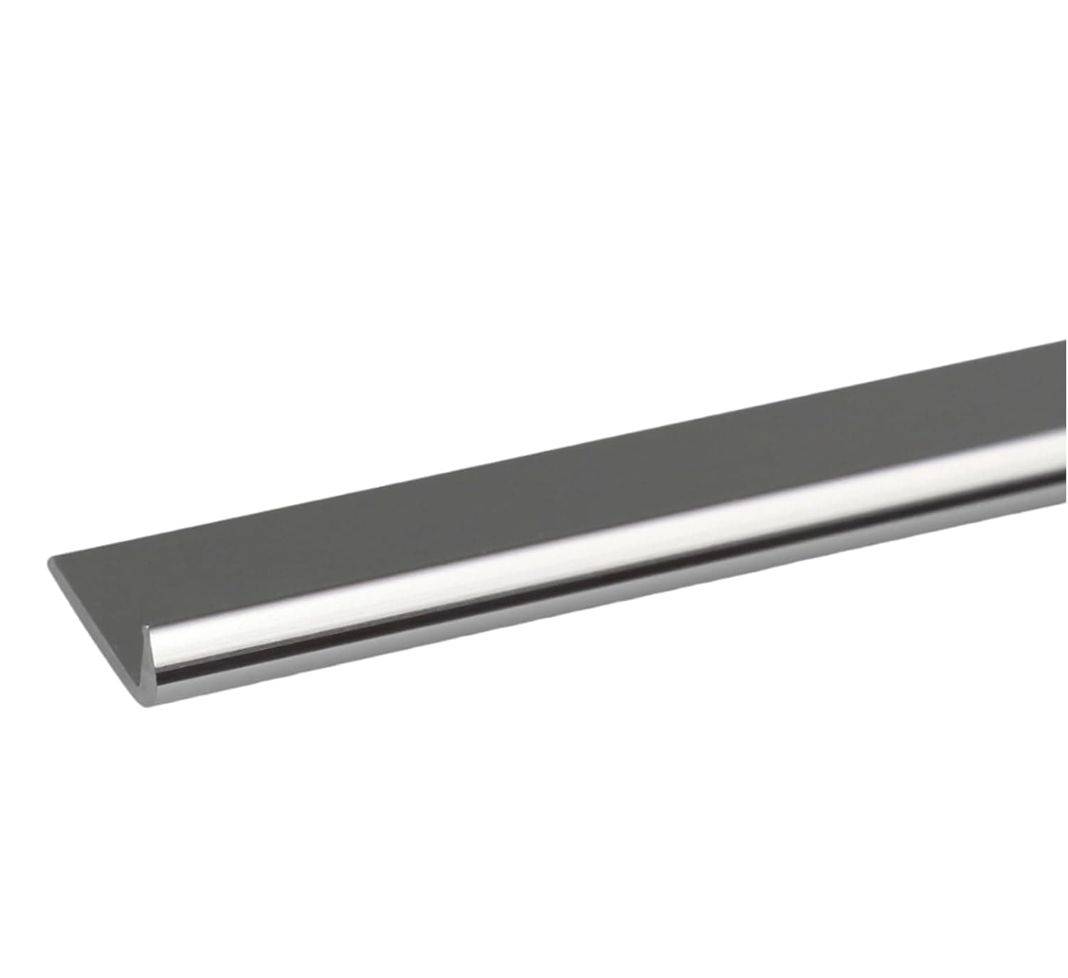 Profilo Unghietta in Alluminio 18 2 mm m Argento Lucido 5 Pezzi - 2