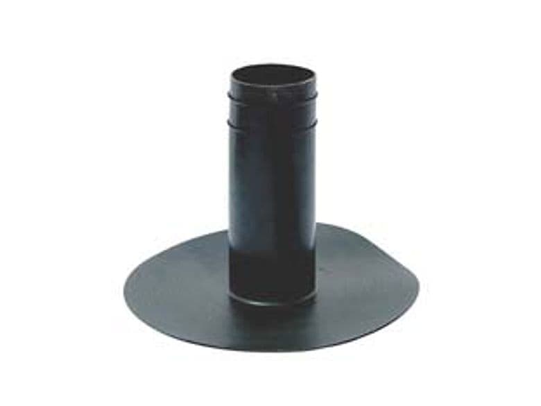 Bocchettone di Scarico Tondo in Tpv Nero Ø 100 mm - 2