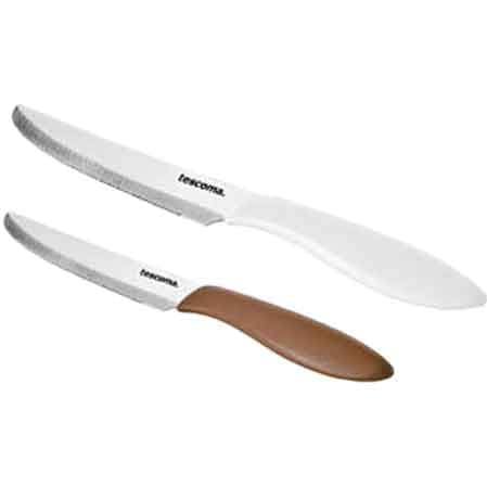 Coltello Tavola Presto Lunghezza Totale Tescoma Lama 12 cm Marrone 6 Pezzi - 2