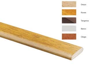 Astina Liscia in Legno di Ayous 4,5 MMX18X2000, Bianco Pircher 25 Pezzi - 2