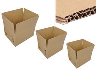 Scatola Cartone per Imballo Americana Doppia Onda 400 MMX300X200 10 Pezzi - 2