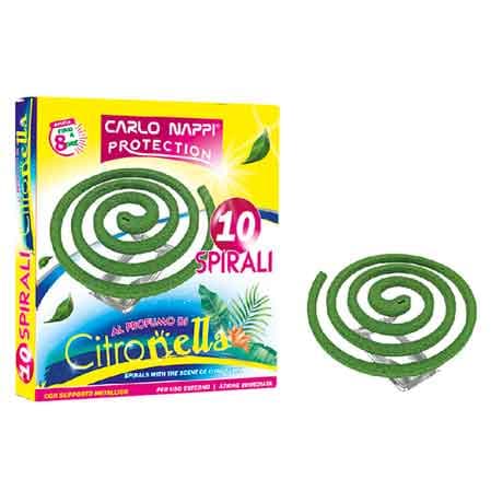Spirali al Profumo di Citronella Conf 10 Pezzi - 2