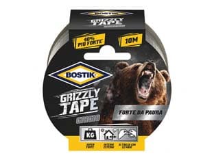 Nastro Adesivo Telato Grizzly Tape Grigio 10 MX50MM. Bostik 6 Pezzi - 2