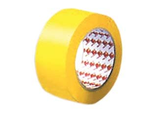 Nastro Adesivo in PVC Giallo 50 Mmh. Rotoli da 33 m Feudo 6 Pezzi - 2
