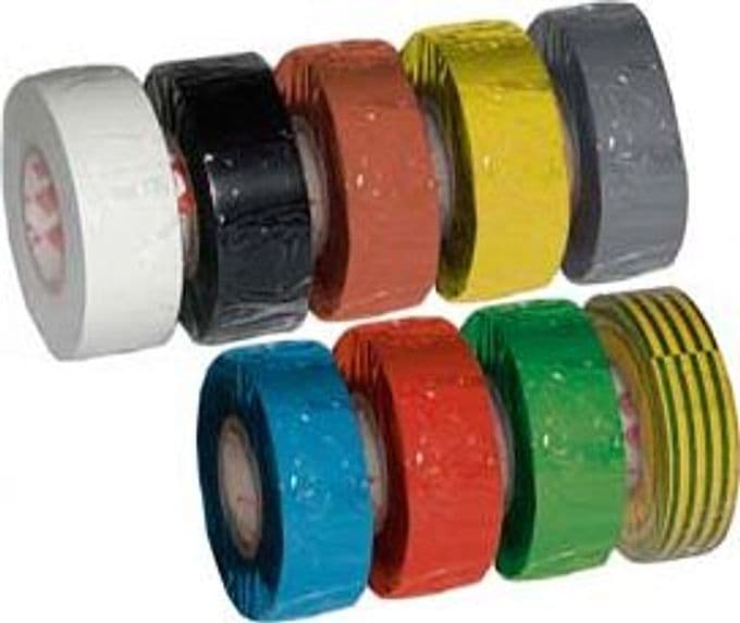 Nastro Isolante Spessore 0,13 mm 25 MMX25MT. Azzurro Scapatapes 8 Pezzi - 2