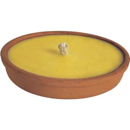 Fiaccola alla Citronella in Terracotta Ø Cm 11 x 2,5H - 2