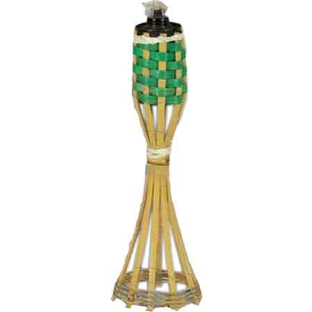 Torcia in Bamboo con Base 35 cm - 2