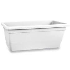 Fioriera Rettangolare Anthea Cm 60 x 32 x 28H Col Bianco - 2