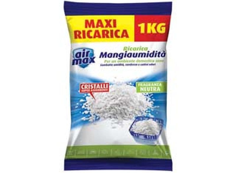 Airmax Assorbiumidita' Sali Ricarica Neutra 1 kg Airmax 6 Pezzi - 2