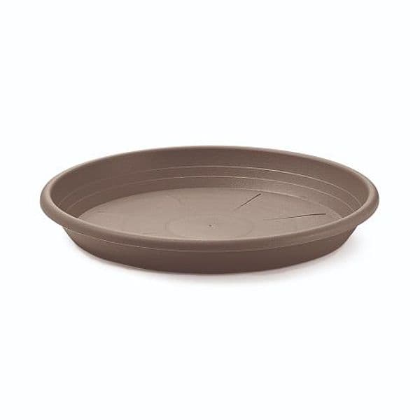 Sottovaso Cilindro Ø 30 cm (Vaso Ø 40) Colore Avana - 2