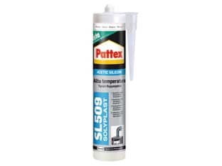 Pattex Silicone Sista Sl 509 Alte Temperature Colorato 300 ml Nero 2 Pezzi - 2