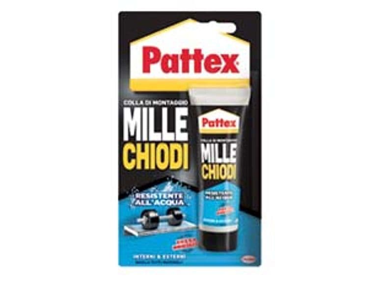 PATTEX MILLECHIODI WATER RESISTANT IN BLISTER PER ESTERNI E INTERNI- - gr.100 in tubetto - 4 blister HENKEL