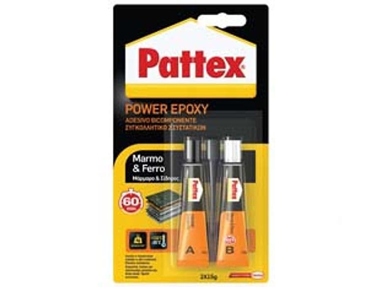 Pattex Marmo e Ferro Bicomponente 30 g Henkel 6 Blister - 2