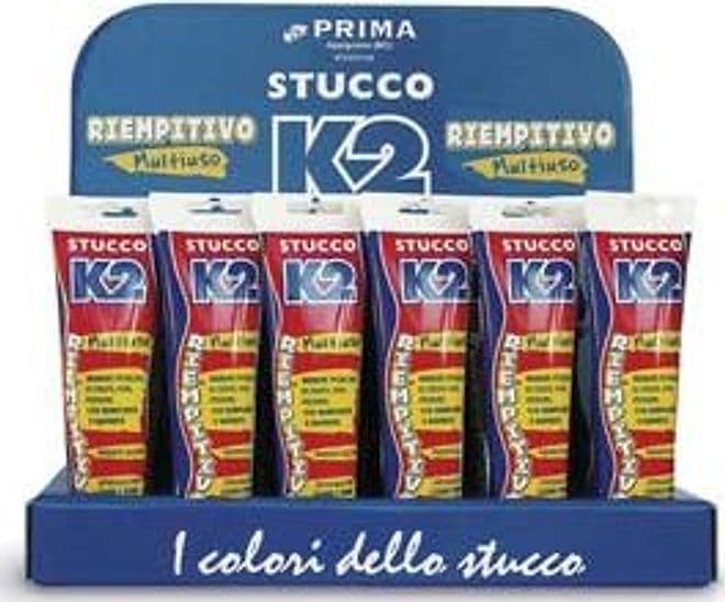 K2 Espositore Stucco in Pasta Multiuso Colorato N.24 Tubetti da 150 ml 1 - 2