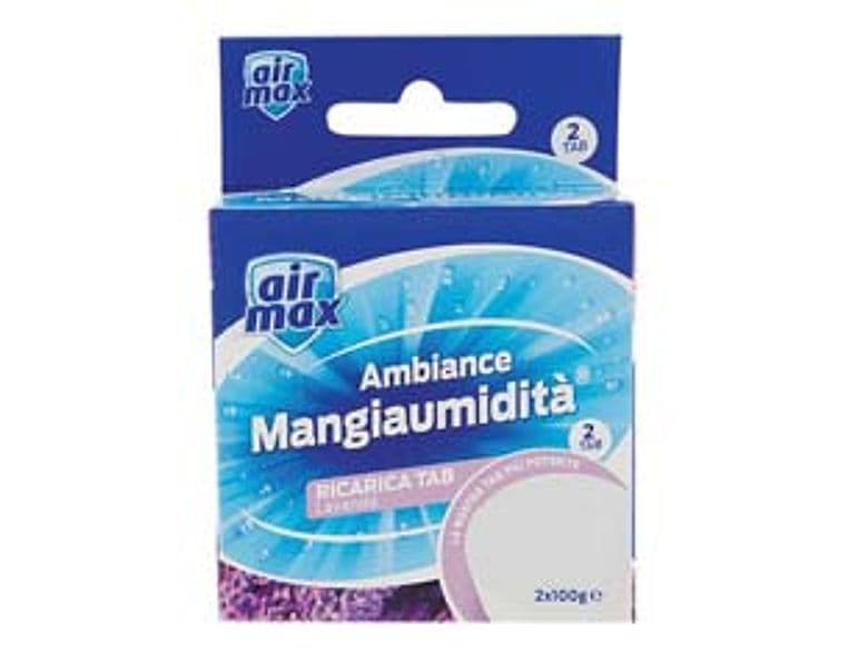 Airmax Assorbiumidita' Mini Tab Ricarica Lavanda 2 Ricariche 100 G 6 Pezzi - 2