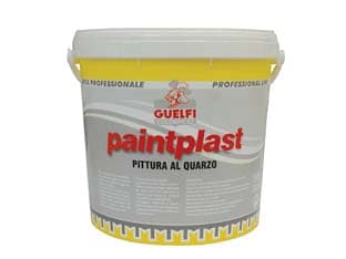 Quarzo Plastico Paintplast per Interni ed Esterni 14 l Bianco Guelfi - 2