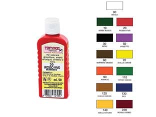 Colorante Universale Concentrato Tintorel N.220 50 ml Rosso Ossido 12 Pezzi - 2
