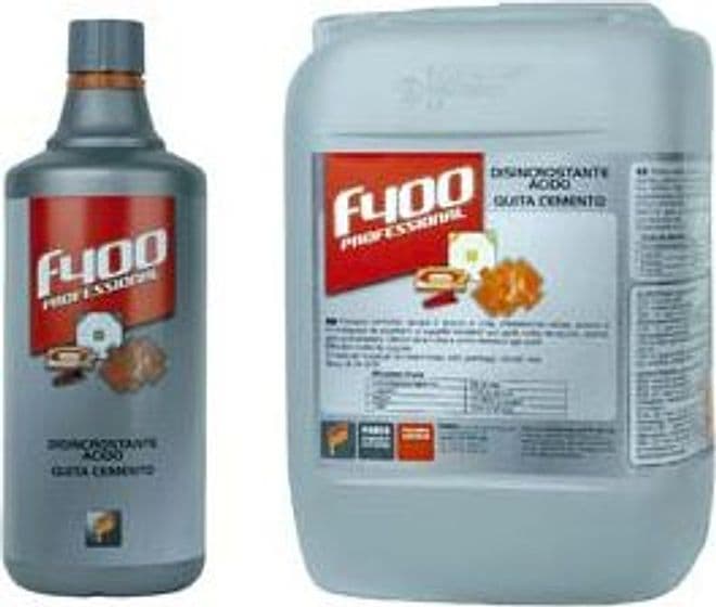 Acido Forte per Cemento F400 1 l Faren 12 Pezzi